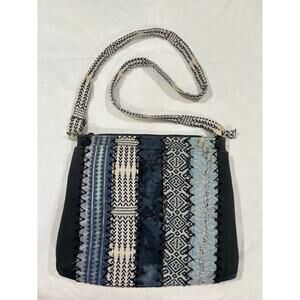 Demdaco Your Journey Indigo Crossbody Hippie Boho Bag